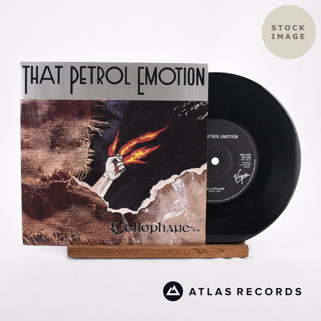 That Petrol Emotion Cellophane Vinyl Record - Sleeve & Record Side-By-Side