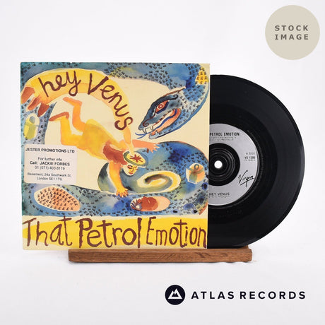 That Petrol Emotion Hey Venus Vinyl Record - Sleeve & Record Side-By-Side