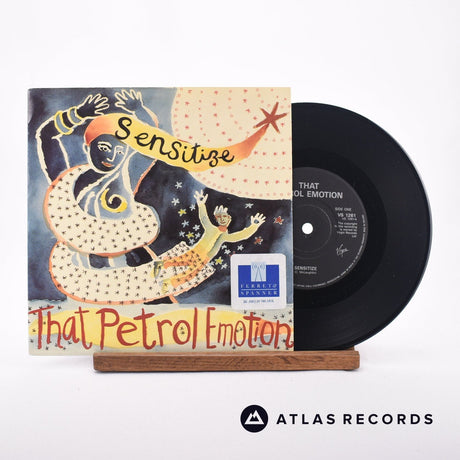 That Petrol Emotion Sensitize 7" Vinyl Record - Front Cover & Record