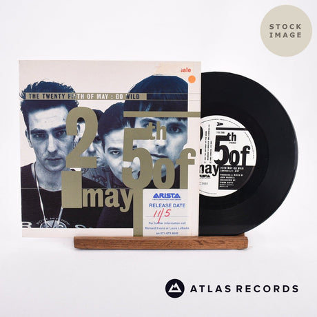 The 25th Of May Go Wild Vinyl Record - Sleeve & Record Side-By-Side