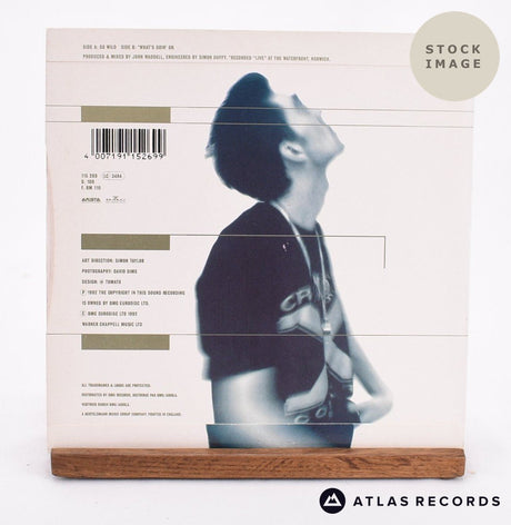 The 25th Of May Go Wild Vinyl Record - Reverse Of Sleeve