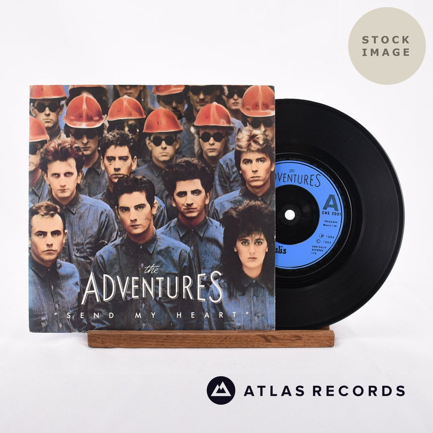 The Adventures Send My Heart Vinyl Record - Sleeve & Record Side-By-Side