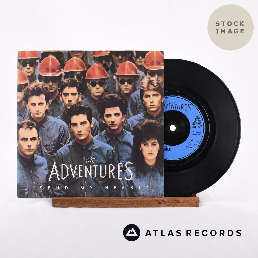 The Adventures Send My Heart Vinyl Record - Sleeve & Record Side-By-Side