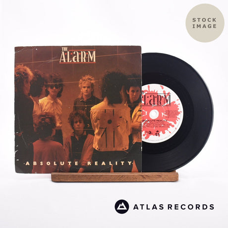 The Alarm Absolute Reality 7" Vinyl Record - Sleeve & Record Side-By-Side