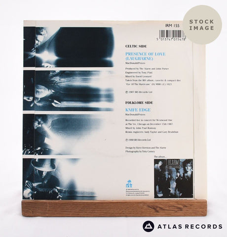 The Alarm Presence Of Love Vinyl Record - Reverse Of Sleeve