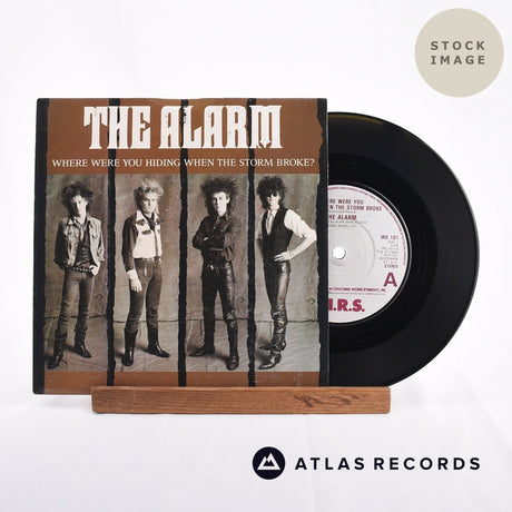 The Alarm Where Were You Hiding When The Storm Broke? Vinyl Record - Sleeve & Record Side-By-Side