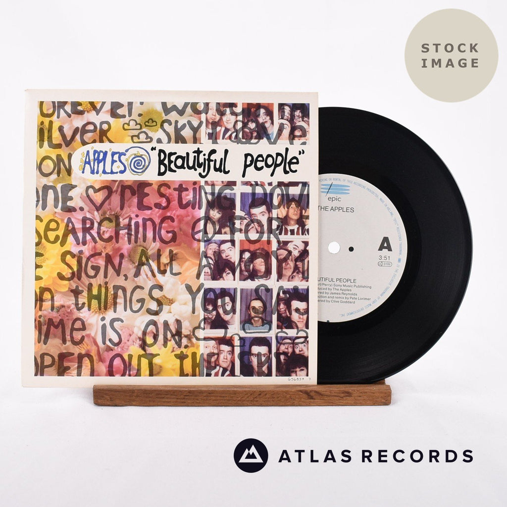 The Apples Beautiful People Vinyl Record - Sleeve & Record Side-By-Side