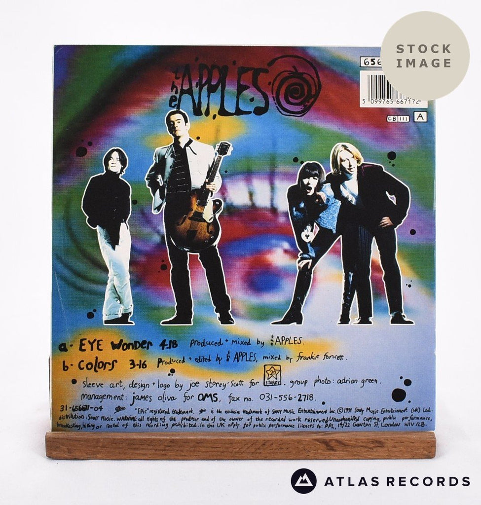 The Apples Eye Wonder 1988 Vinyl Record - Reverse Of Sleeve