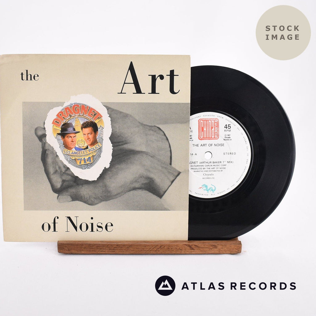 The Art Of Noise Dragnet Vinyl Record - Sleeve & Record Side-By-Side