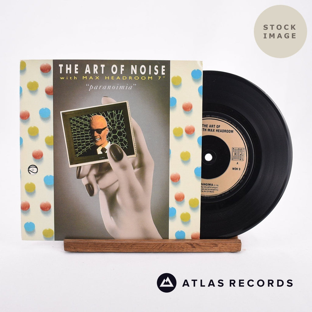 The Art Of Noise Paranoimia 1989 Vinyl Record - Sleeve & Record Side-By-Side