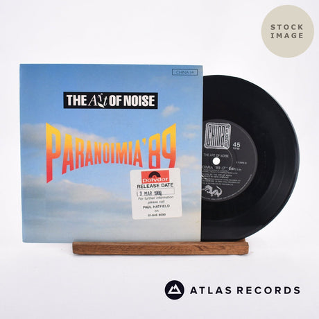 The Art Of Noise Paranoimia '89 1987 Vinyl Record - Sleeve & Record Side-By-Side