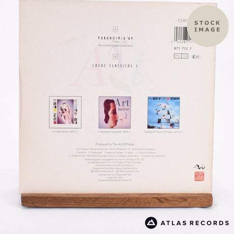 The Art Of Noise Paranoimia '89 1987 Vinyl Record - Reverse Of Sleeve