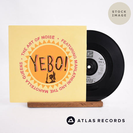 The Art Of Noise Yebo! Vinyl Record - Sleeve & Record Side-By-Side