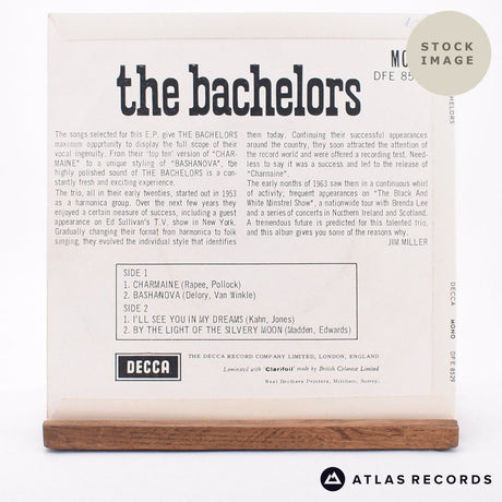 The Bachelors Charmaine 7" Vinyl Record - Reverse Of Sleeve