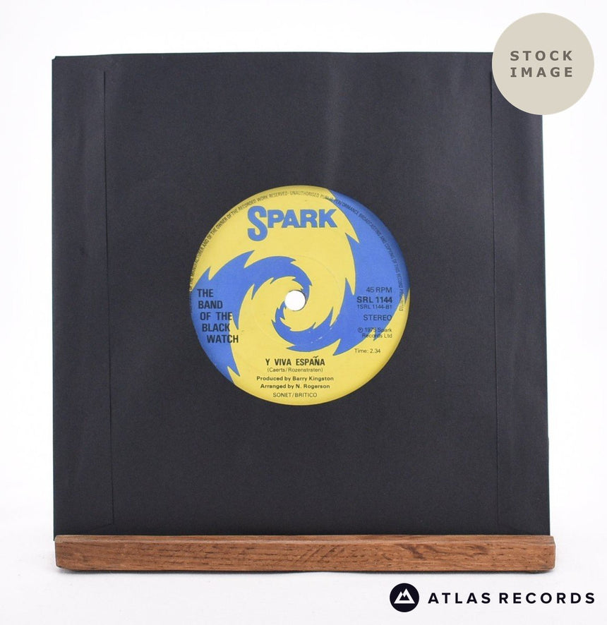 The Band Of The Black Watch S.S.T.T. 7" Vinyl Record - Reverse Of Sleeve