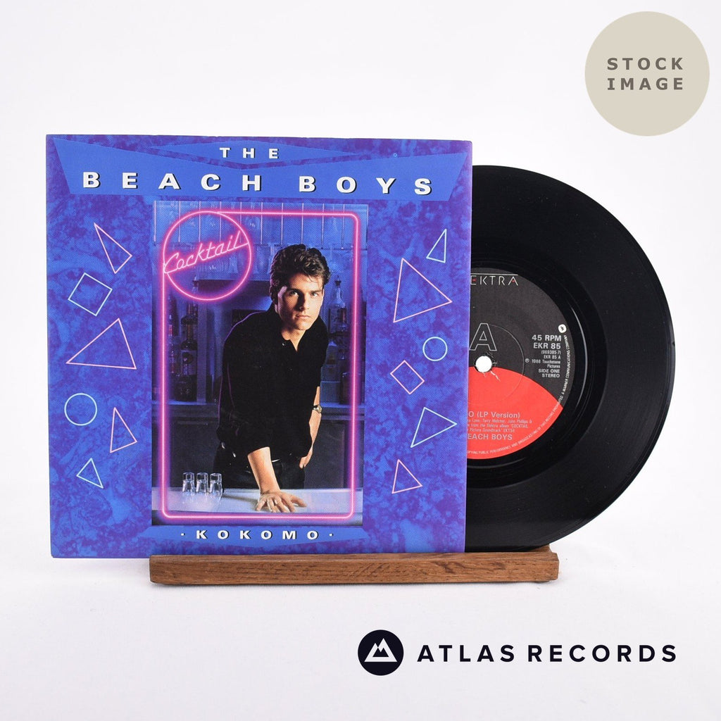 The Beach Boys Kokomo Vinyl Record - Sleeve & Record Side-By-Side