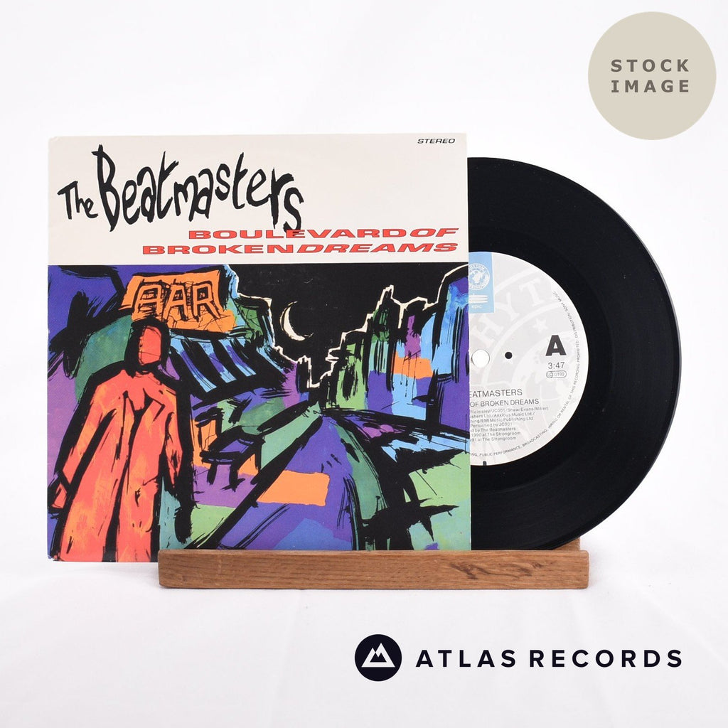 The Beatmasters Boulevard Of Broken Dreams Vinyl Record - Sleeve & Record Side-By-Side
