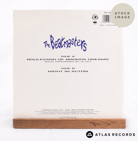 The Beatmasters Boulevard Of Broken Dreams Vinyl Record - Reverse Of Sleeve