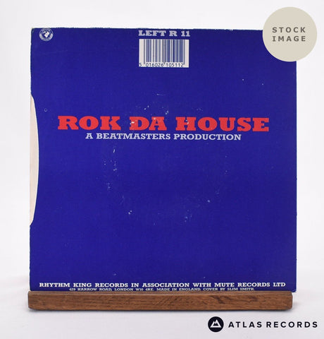 The Beatmasters Rok Da House 1985 Vinyl Record - Reverse Of Sleeve
