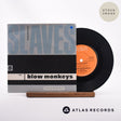 The Blow Monkeys Slaves No More 7" Vinyl Record - Sleeve & Record Side-By-Side