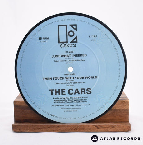 The Cars - Just What I Needed / I'm In Touch With Your World - 7" Vinyl Record - VG+