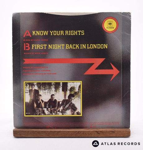 The Clash - Know Your Rights - No Sticker 7" Vinyl Record - VG+/EX