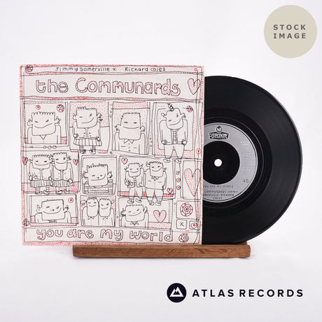 The Communards You Are My World Vinyl Record - Sleeve & Record Side-By-Side