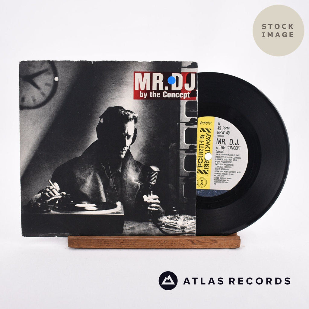 The Concept Mr. D.J. Vinyl Record - Sleeve & Record Side-By-Side