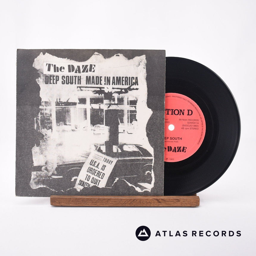 The Daze Deep South 7" Vinyl Record - Front Cover & Record