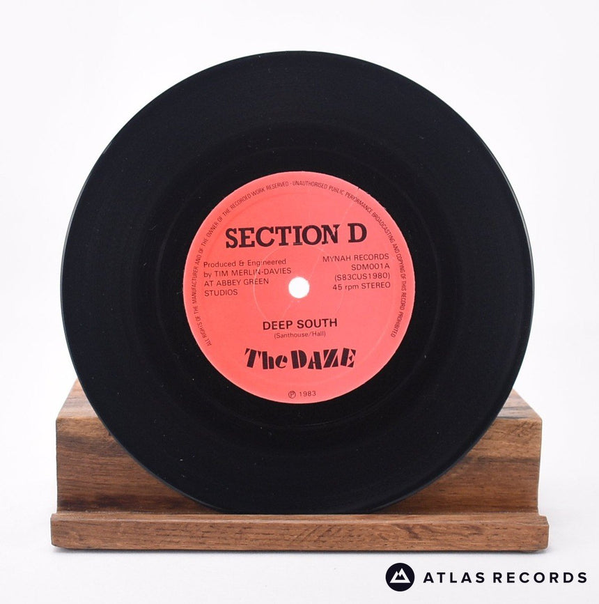 The Daze - Deep South - 7" Vinyl Record - EX/VG+