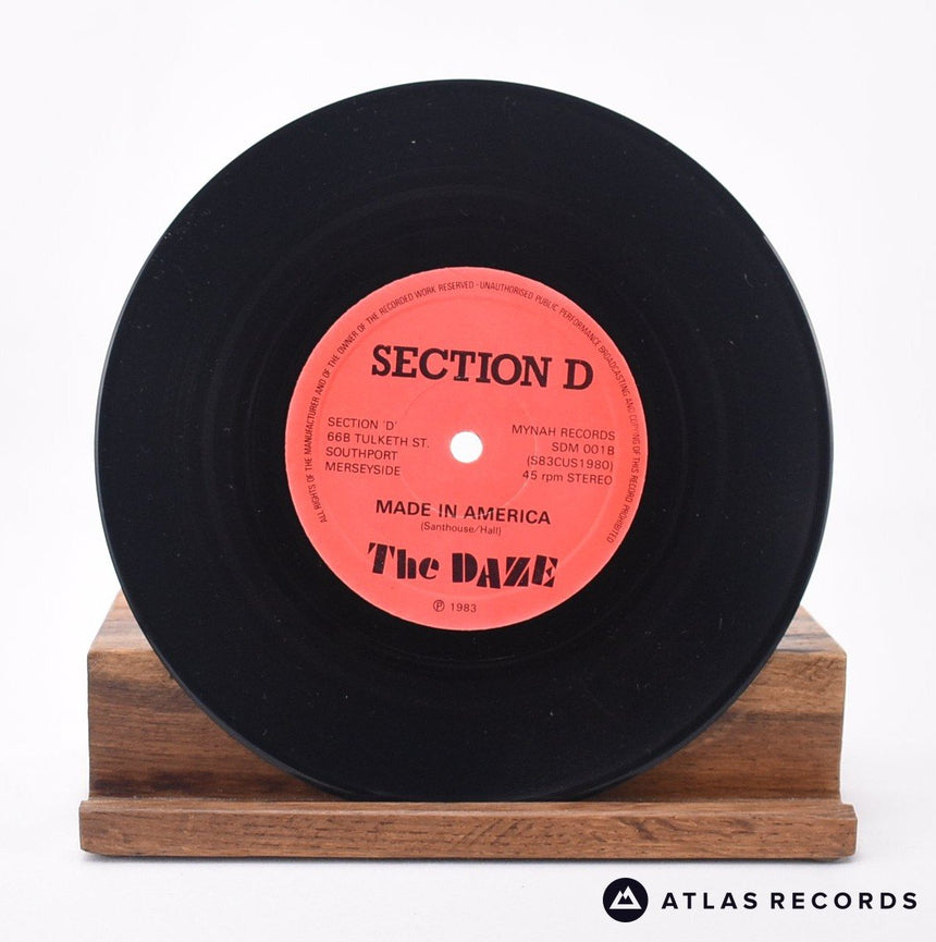 The Daze - Deep South - 7" Vinyl Record - EX/VG+