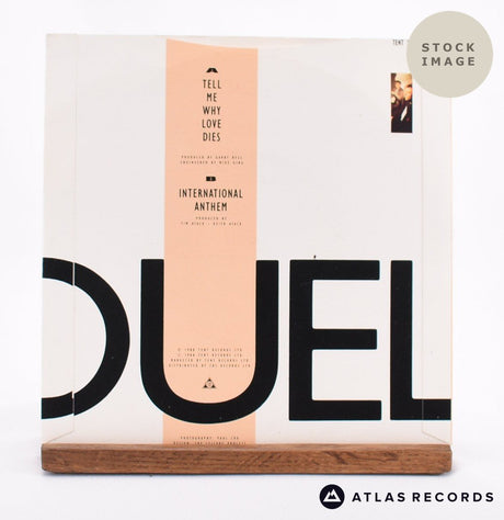The Duel Tell Me Why Love Dies 7" Vinyl Record - Reverse Of Sleeve