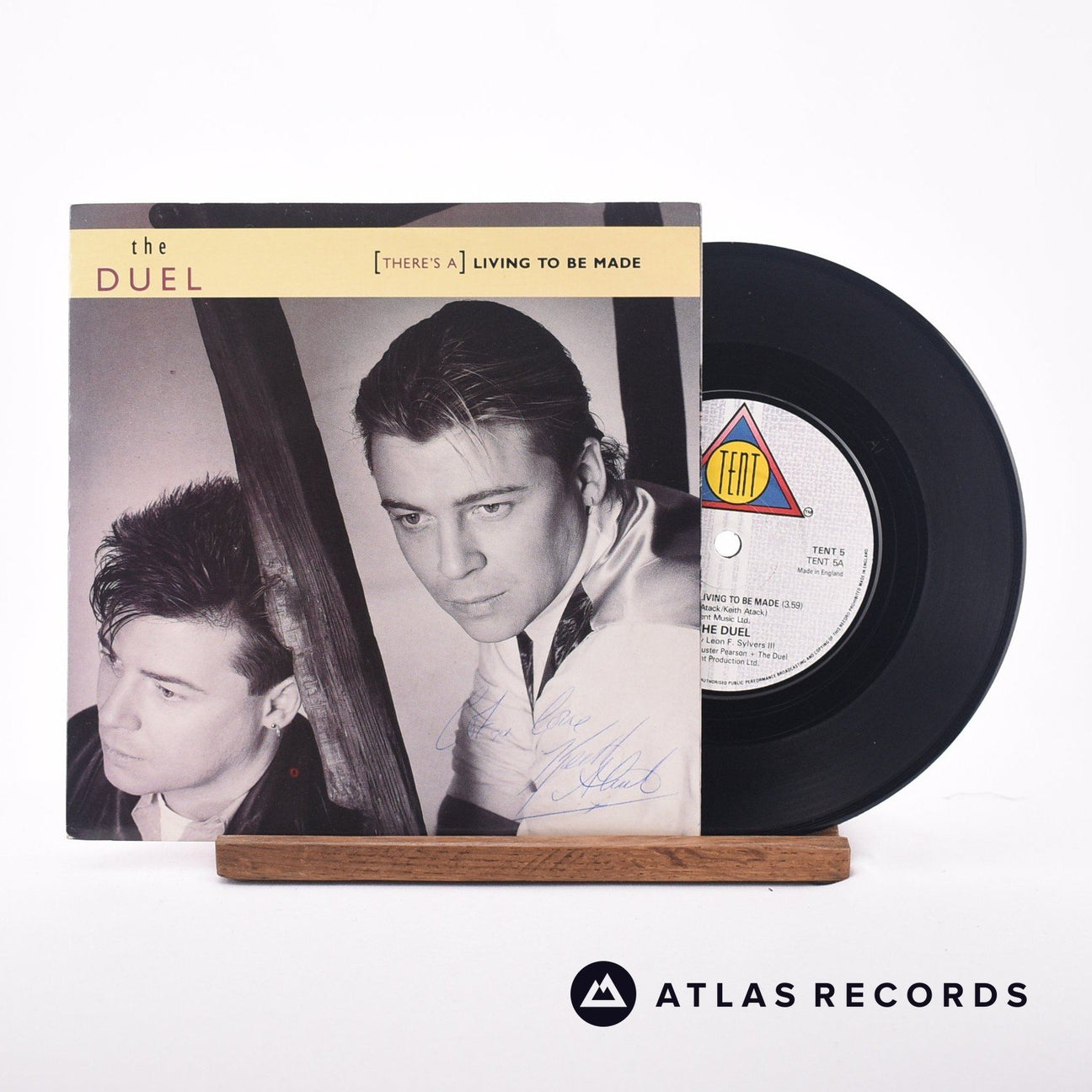 The Duel (There's A) Living To Be Made 7" Vinyl Record - Front Cover & Record