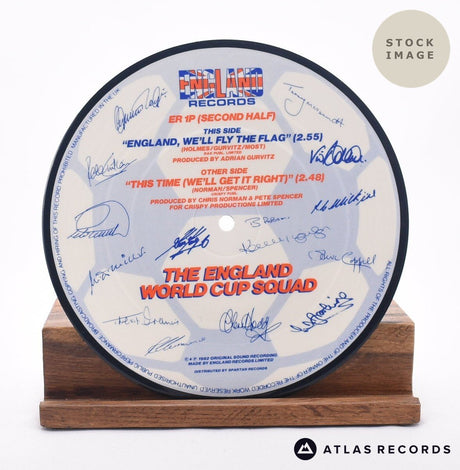 The England World Cup Squad This Time 7" Vinyl Record - Reverse Of Sleeve