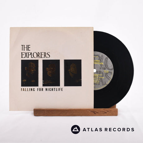 The Explorers Falling For Nightlife 7" Vinyl Record - Front Cover & Record