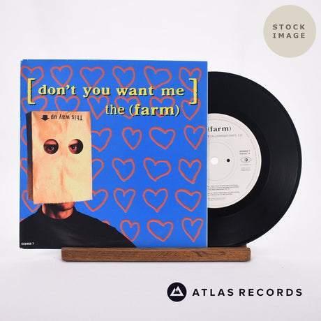The Farm Don't You Want Me Vinyl Record - Sleeve & Record Side-By-Side