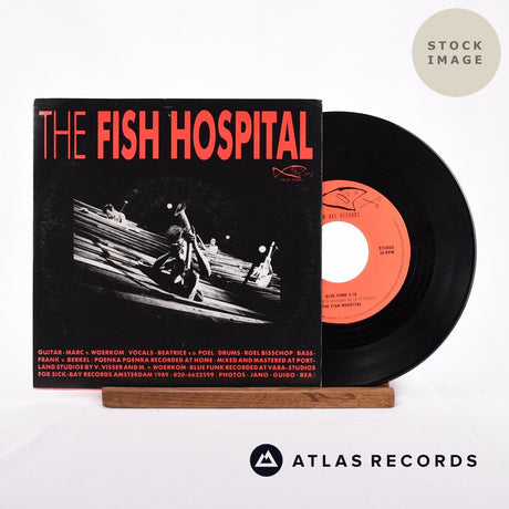 The Fishhospital Blue Funk 1990 Vinyl Record - Sleeve & Record Side-By-Side