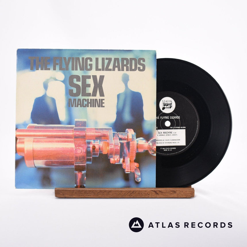 The Flying Lizards Sex Machine 7" Vinyl Record - Front Cover & Record