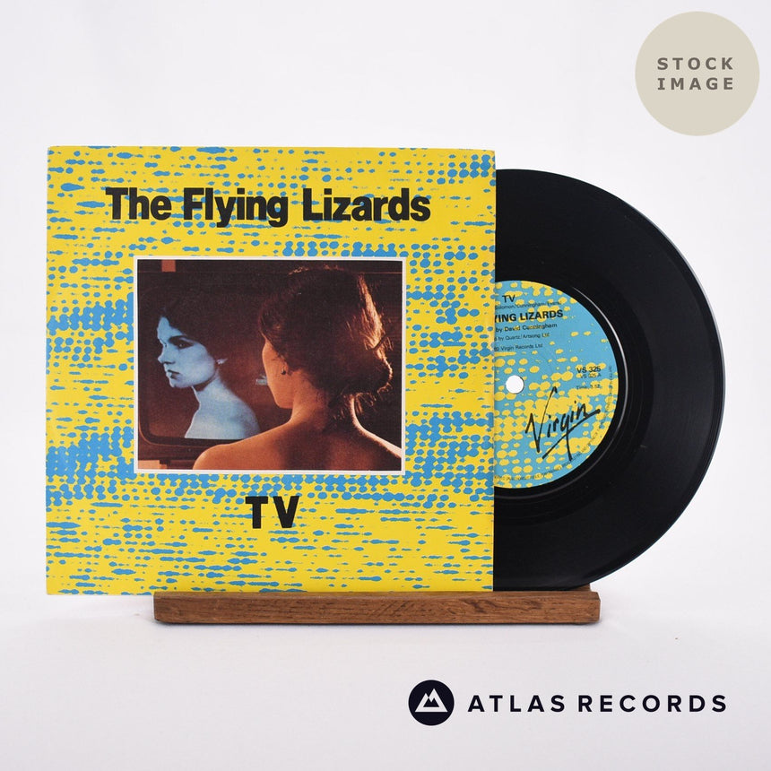 The Flying Lizards TV Vinyl Record - Sleeve & Record Side-By-Side