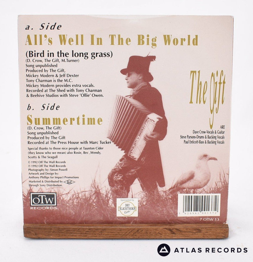 The Gift - All's Well In The Big World - 7" Vinyl Record - EX/VG+