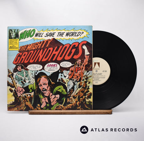 The Groundhogs Who Will Save The World? The Mighty Groundhogs LP Vinyl Record - Front Cover & Record