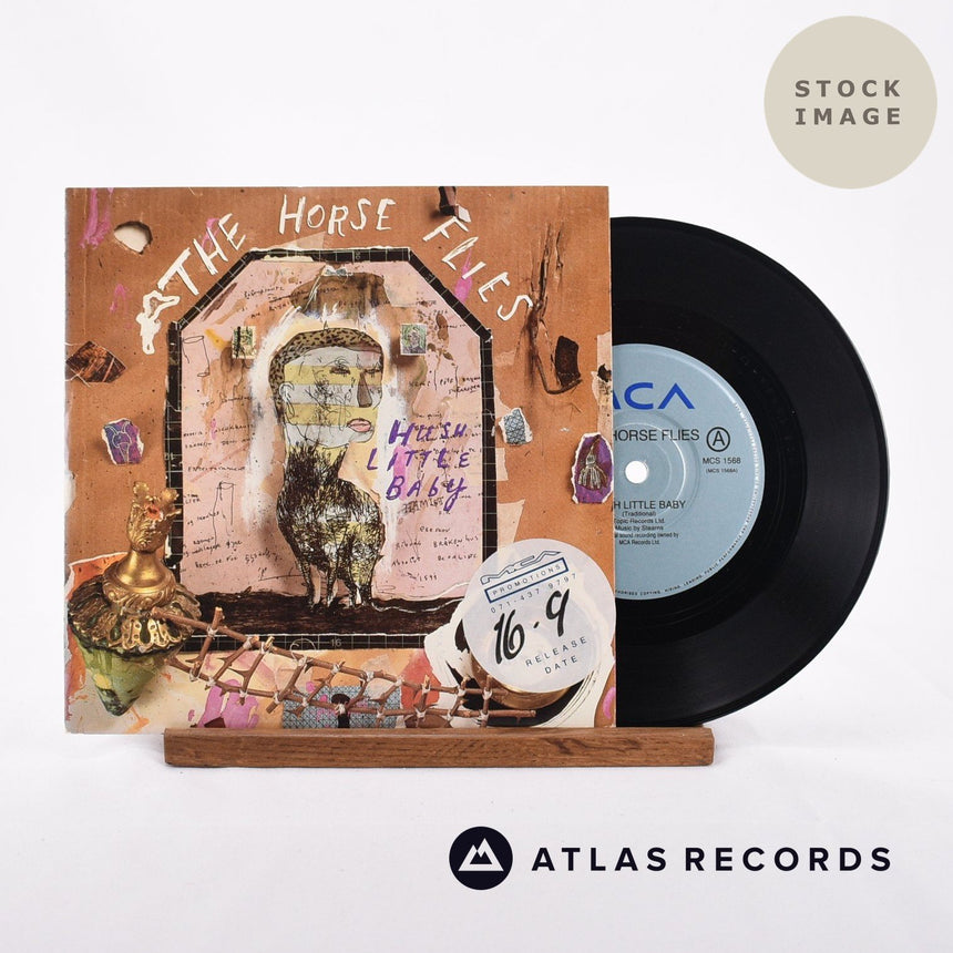 The Horseflies Hush Little Baby Vinyl Record - Sleeve & Record Side-By-Side