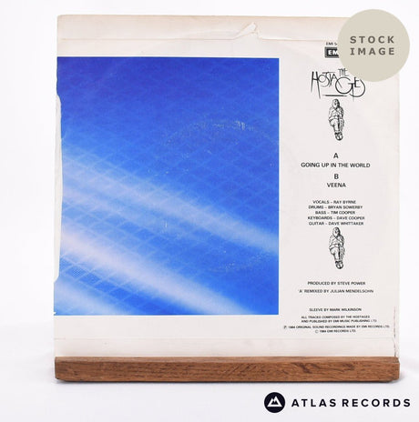 The Hostages Going Up In The World 7" Vinyl Record - Reverse Of Sleeve