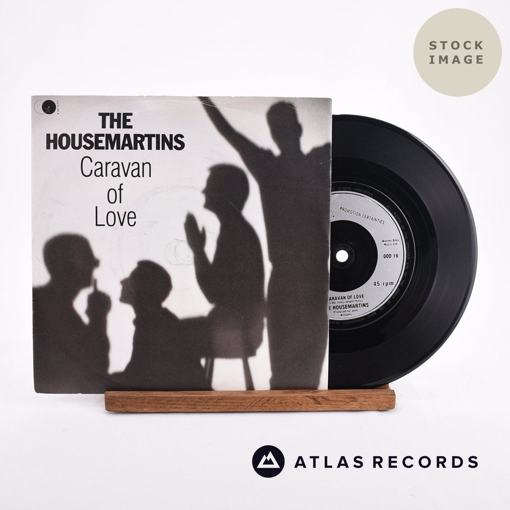 The Housemartins Caravan Of Love Vinyl Record - Sleeve & Record Side-By-Side