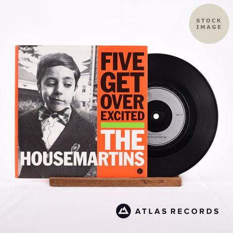 The Housemartins Five Get Over Excited 1960 Vinyl Record - Sleeve & Record Side-By-Side