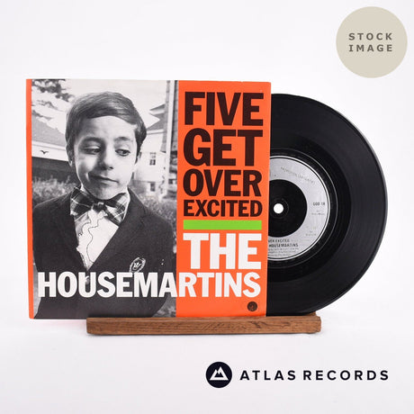 The Housemartins Five Get Over Excited Vinyl Record - Sleeve & Record Side-By-Side