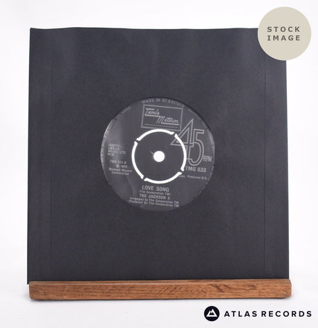 The Jackson 5 Lookin' Through The Windows 7" Vinyl Record - Reverse Of Sleeve