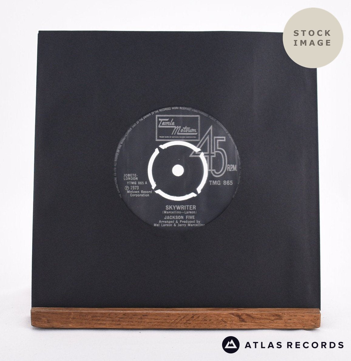 The Jackson 5 Skywriter 7" Vinyl Record - Sleeve & Record Side-By-Side