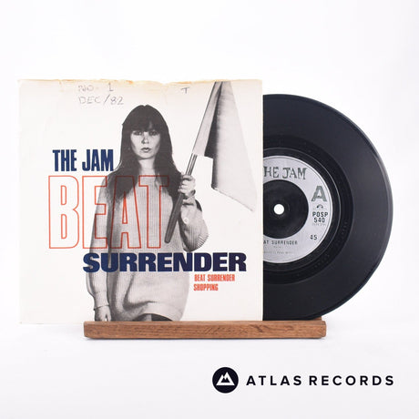 The Jam Beat Surrender 7" Vinyl Record - Front Cover & Record