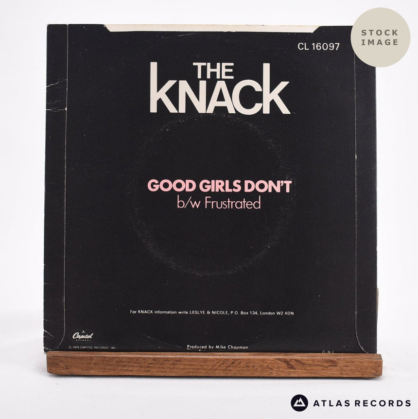 The Knack Good Girls Don't 1982 Vinyl Record - Reverse Of Sleeve